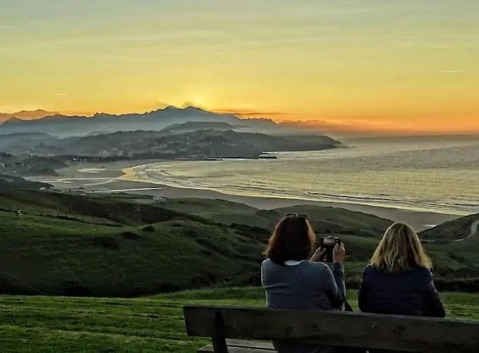 Apartamento Terraza Y Piscina Con Vistas Espectaculares Al Mar Parking Cubierto San Vicente De La Barquera