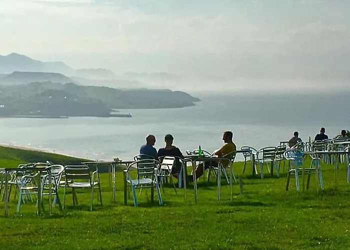 Terraza Y Piscina Con Vistas Espectaculares Al Mar Parking Cubierto San Vicente De La Barquera